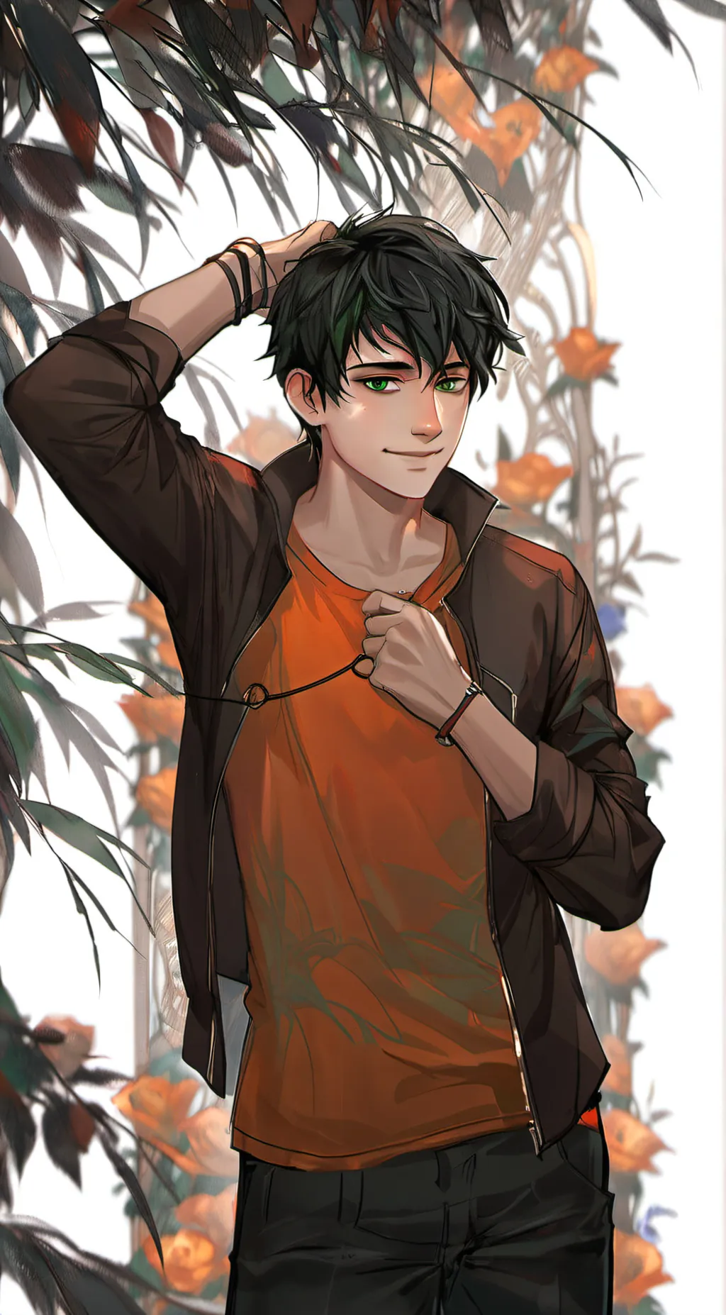 ai character: Percy Jackson  background