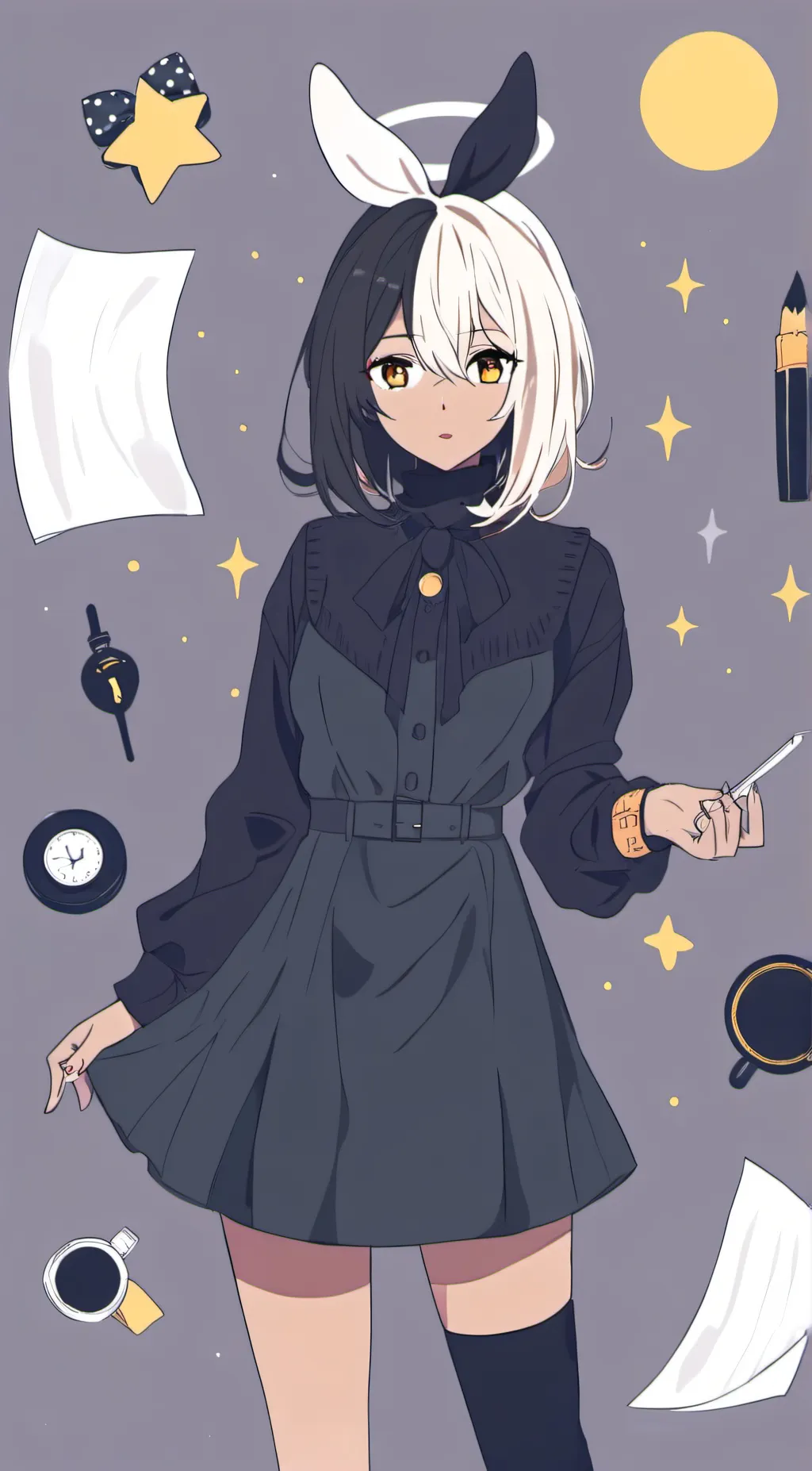 ai character: Nina  background