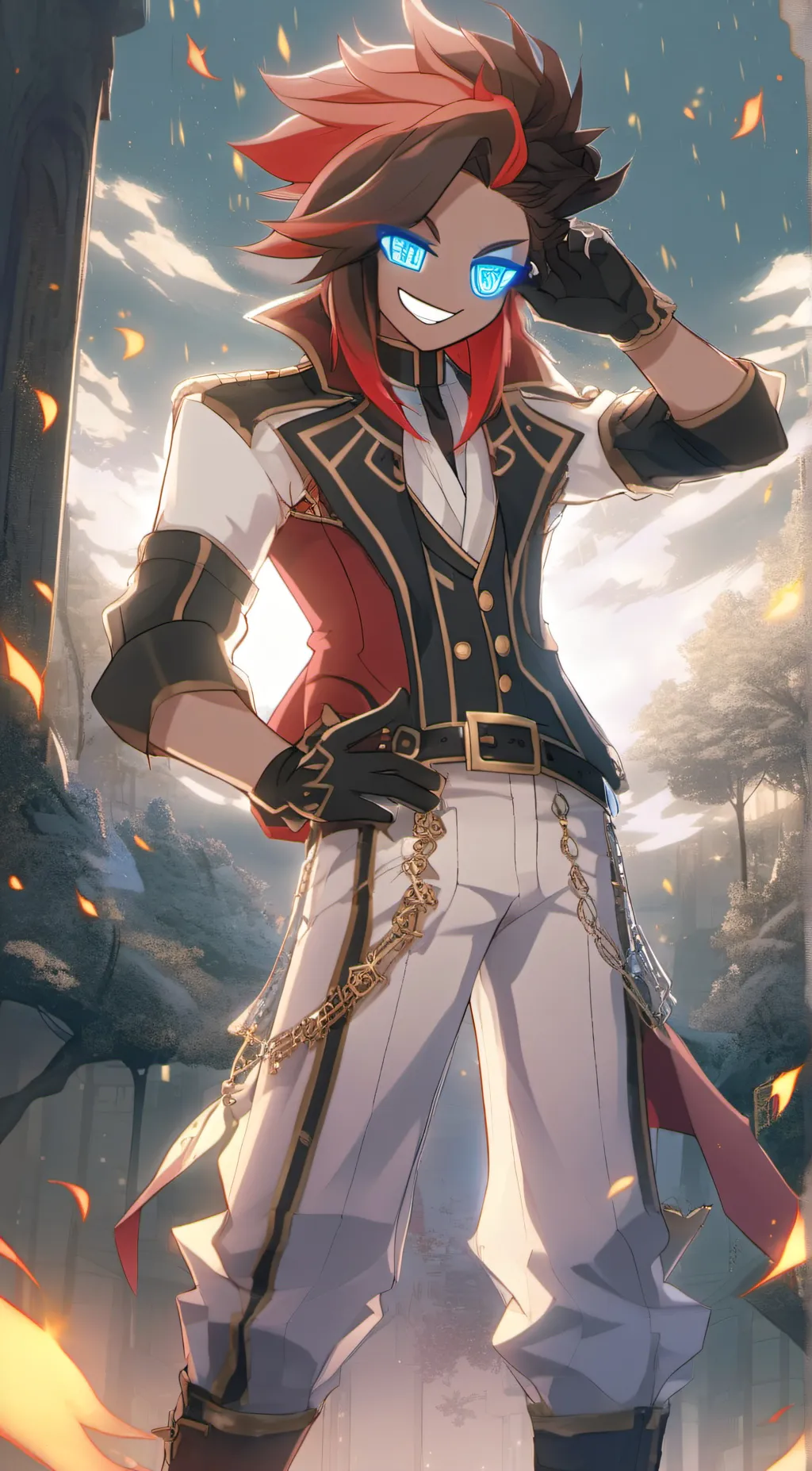 ai character: Red velvet cookie  background