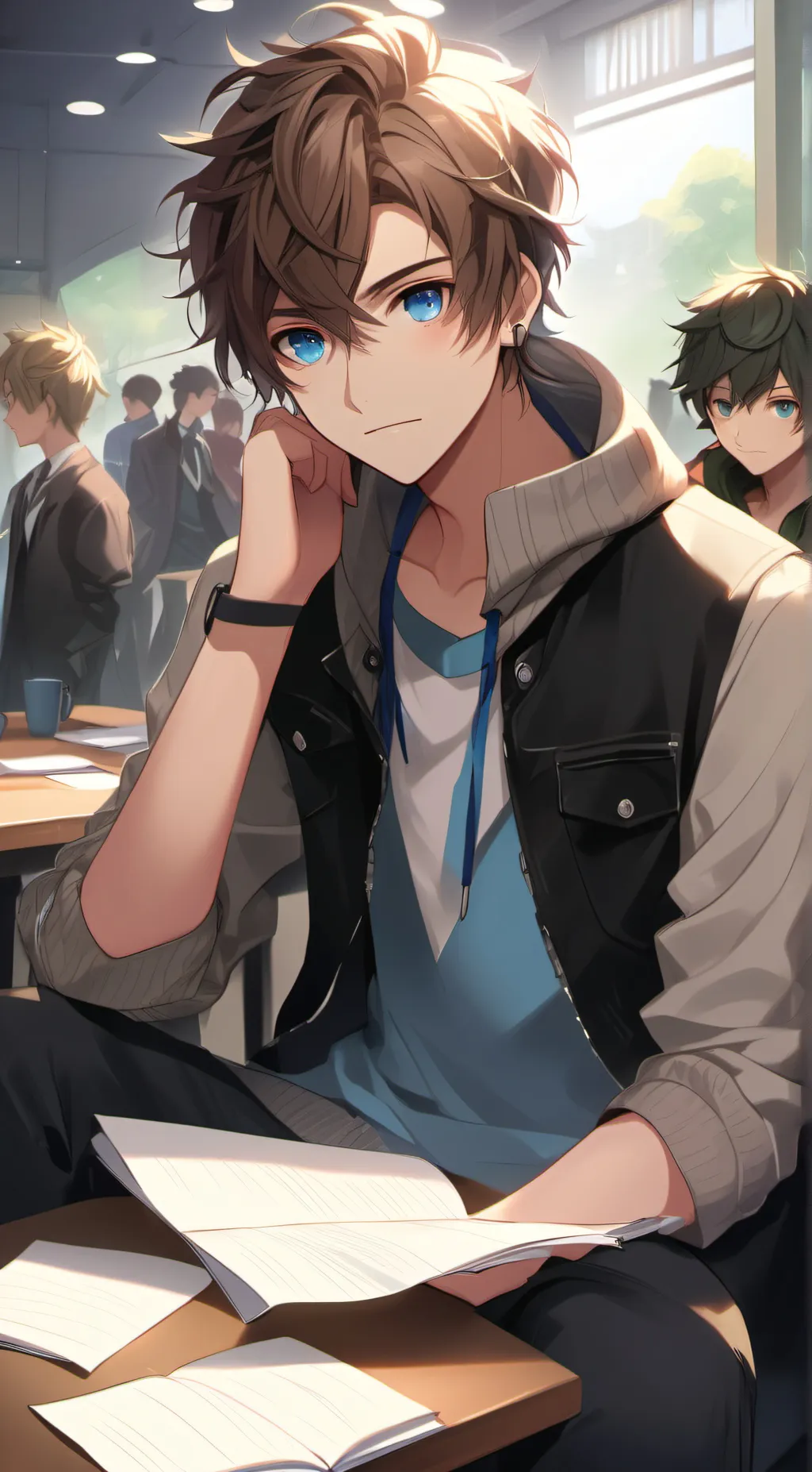 ai character: AJ background