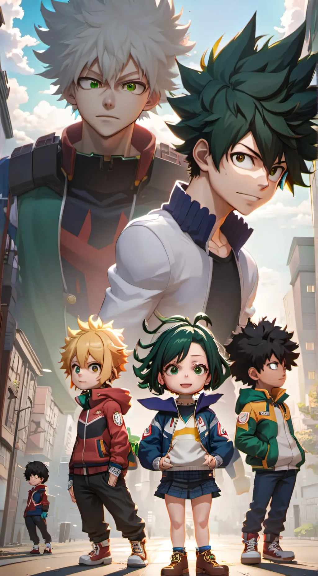 ai character: bakudeku background
