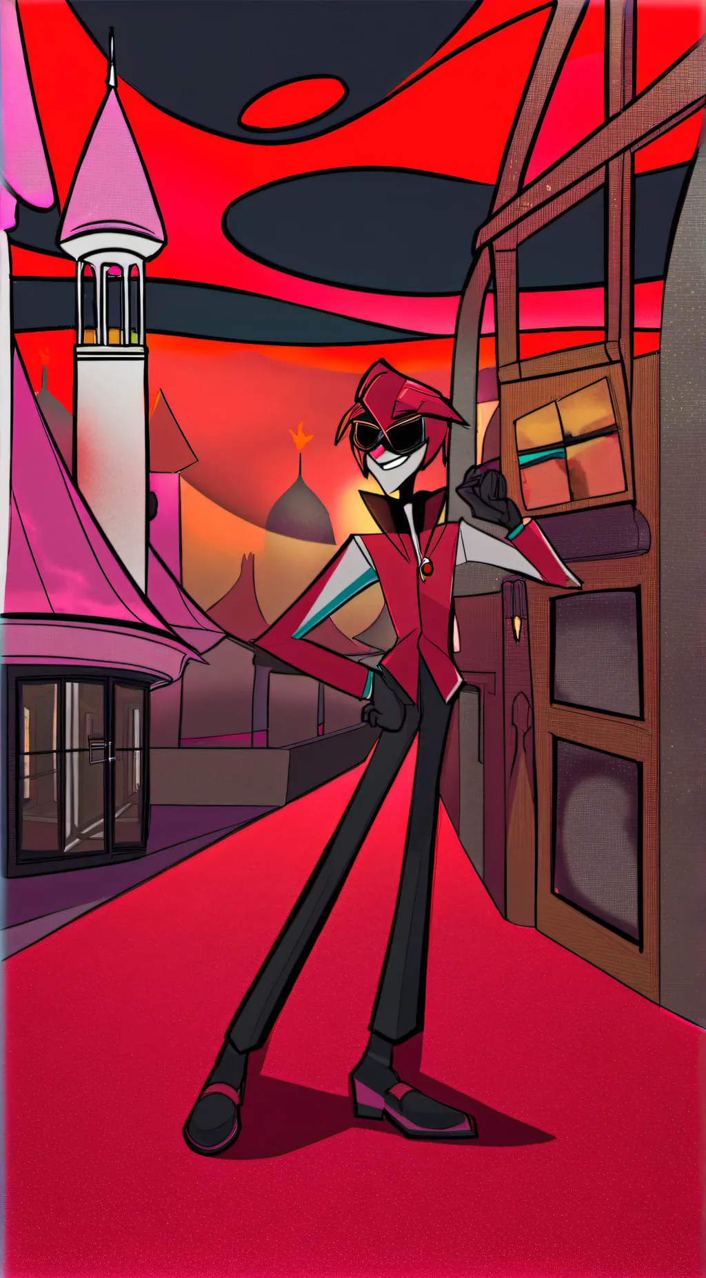 ai character: Alastor  background