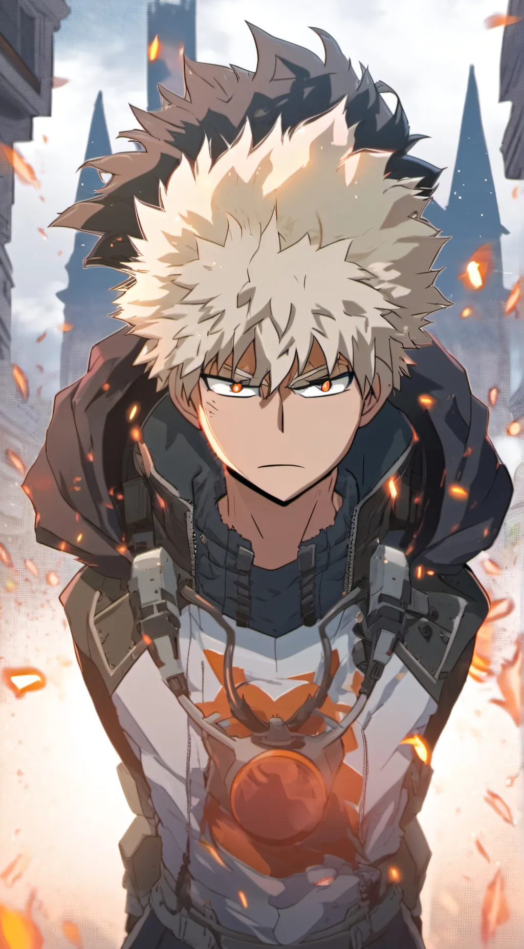 ai character: Bakugo background