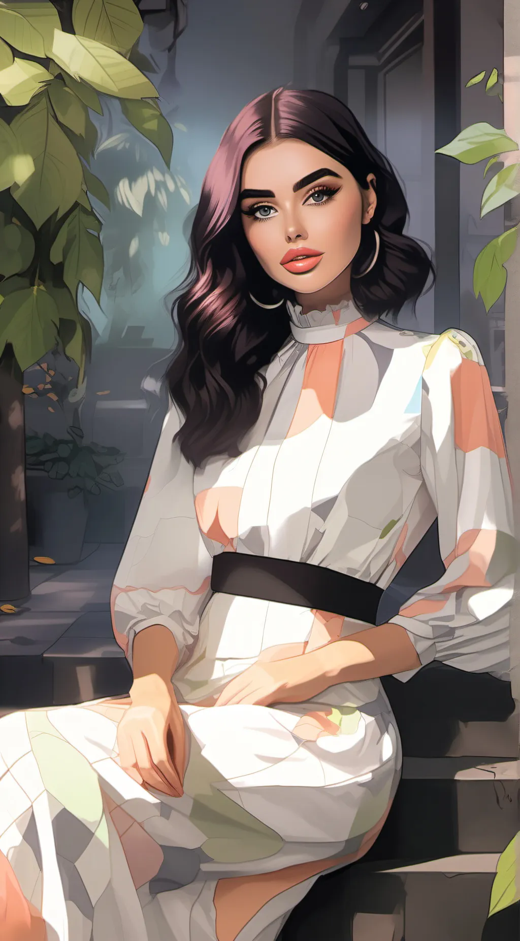 ai character: NEGAR background