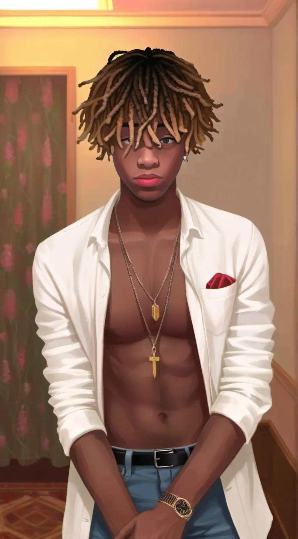 ai character: king background