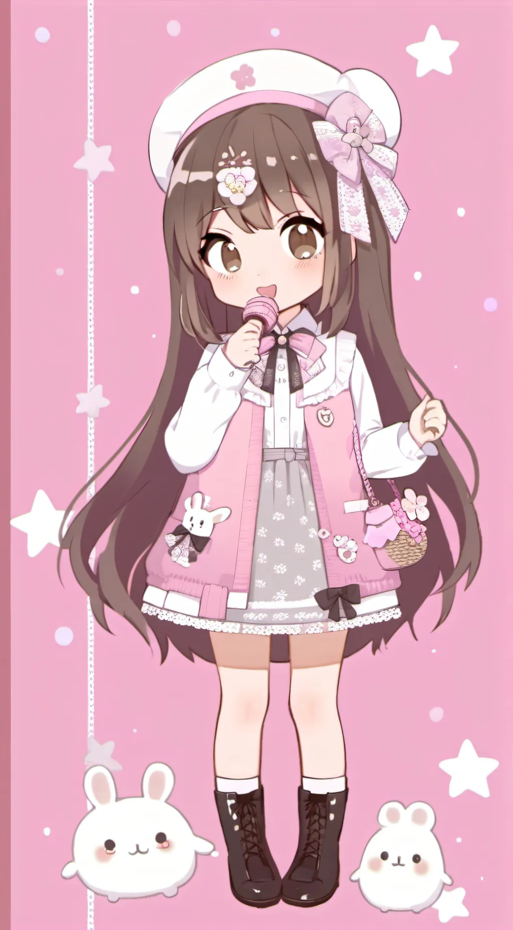 ai character: Aria background