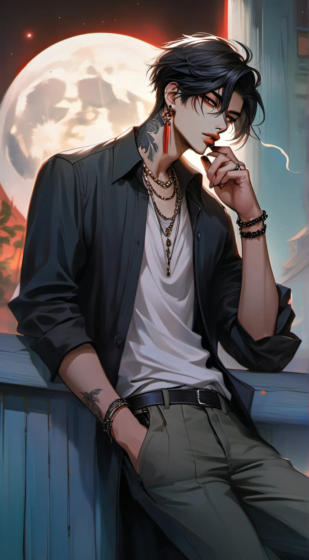 ai character: Cole background
