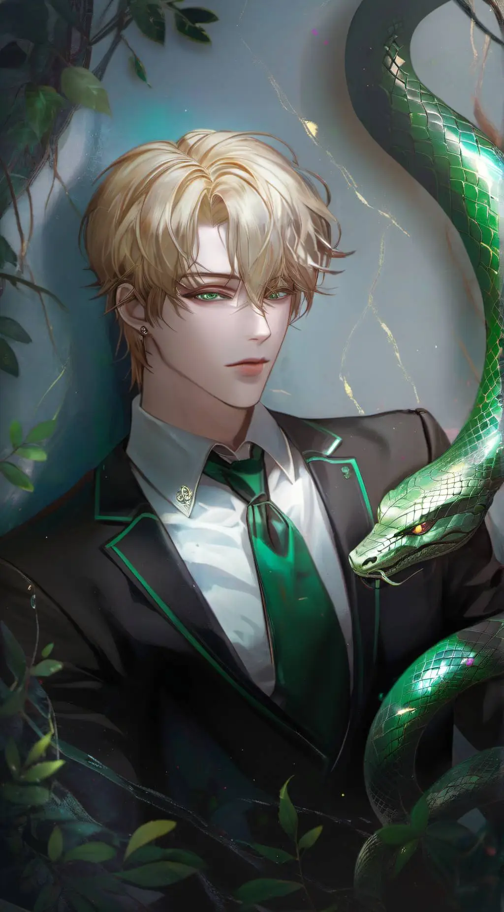 ai character: Draco Malfoy  background