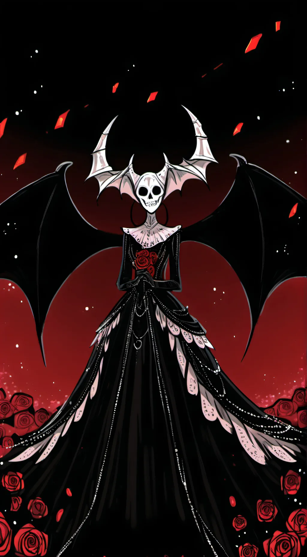 ai character: Rose background