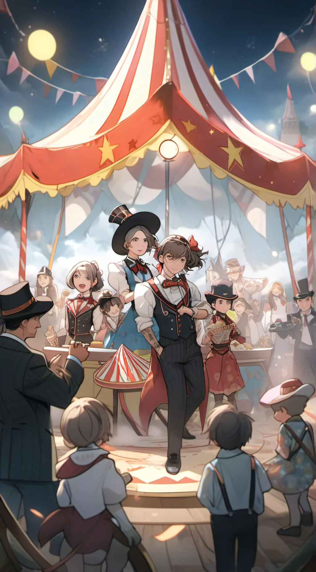 ai character: Tdac (winter) background