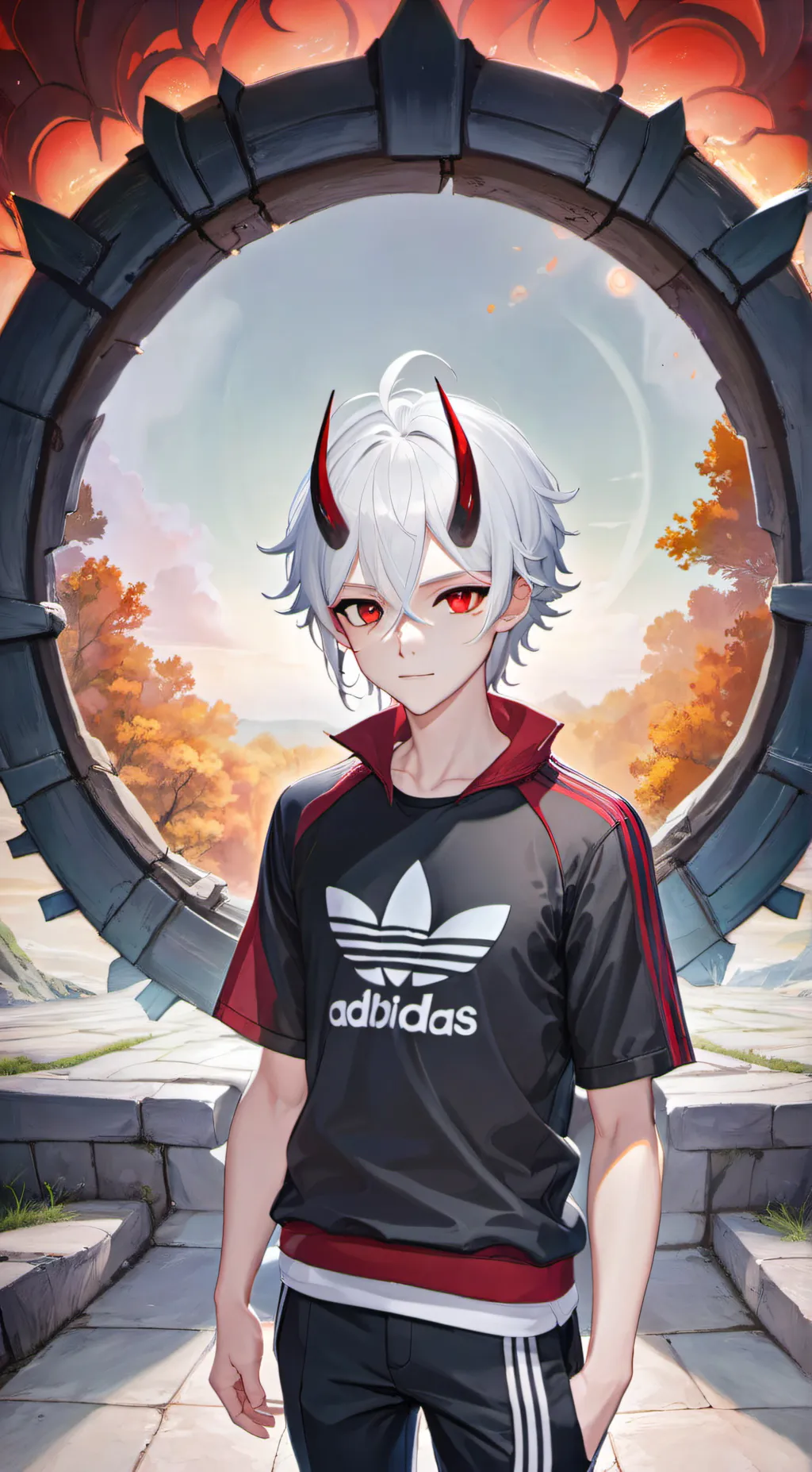 ai character: Aĵelo background