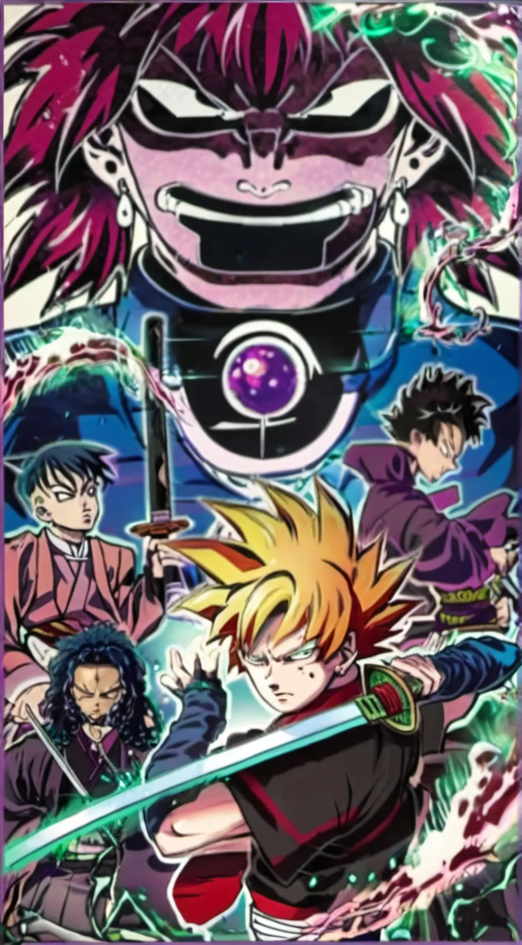ai character: DEMON SLAYER!!!! background
