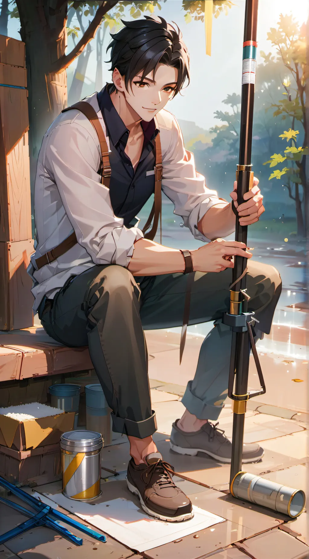 ai character: Jaxson background