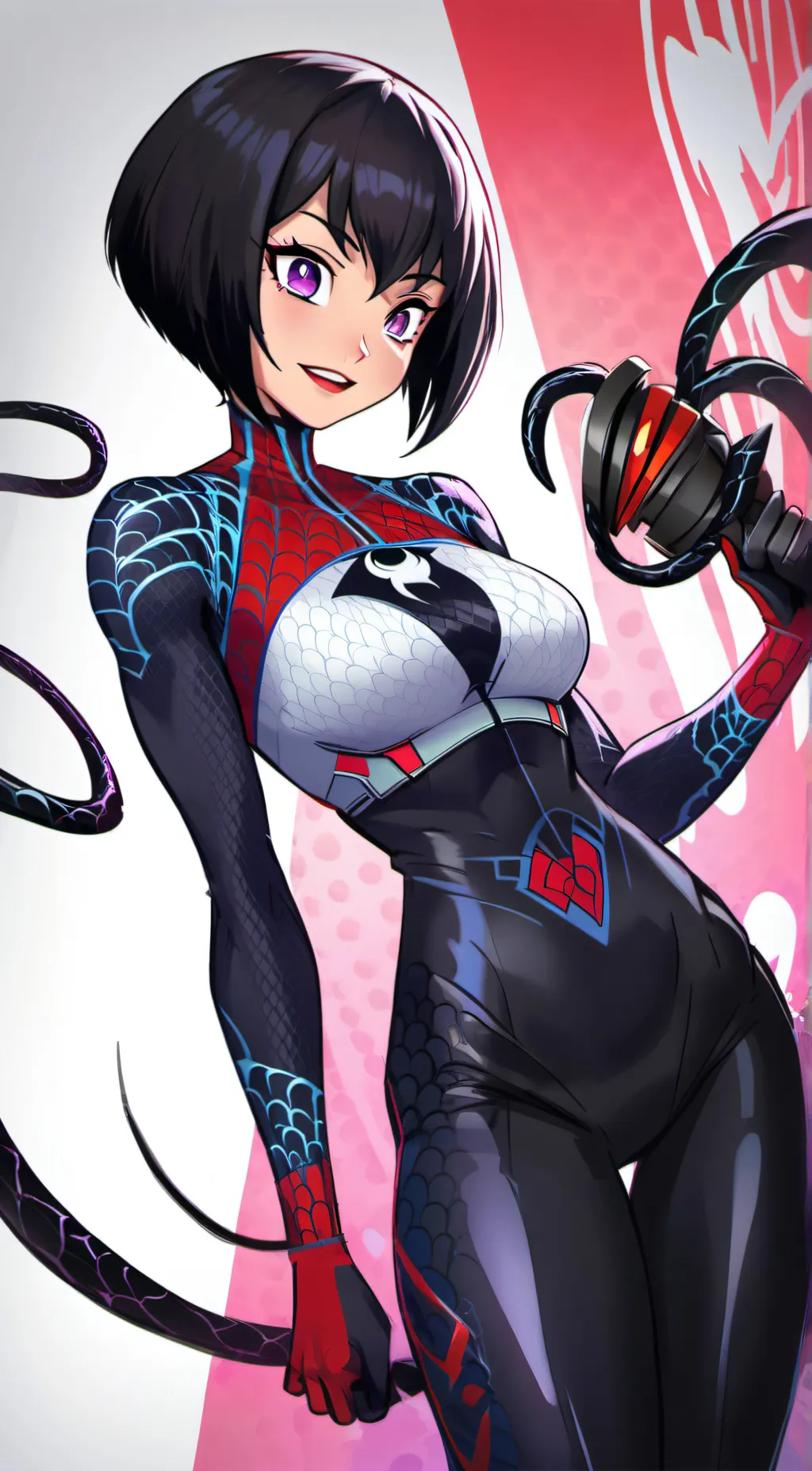 ai character: Peni Parker  background