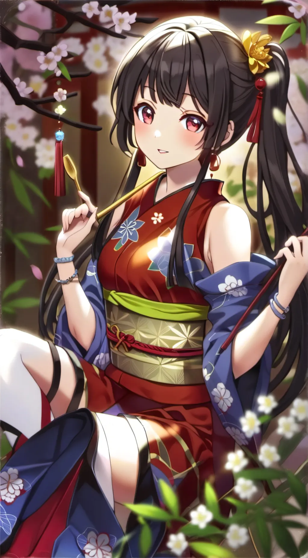 ai character: Kotoha Tuyuha  background