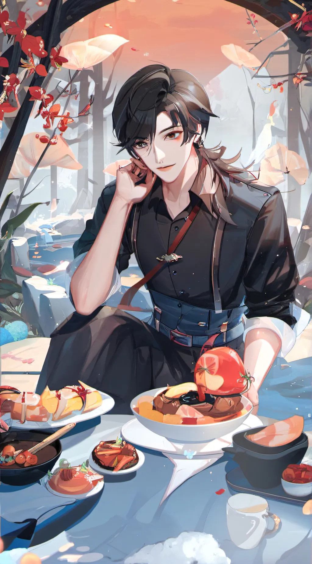 ai character: lucas background