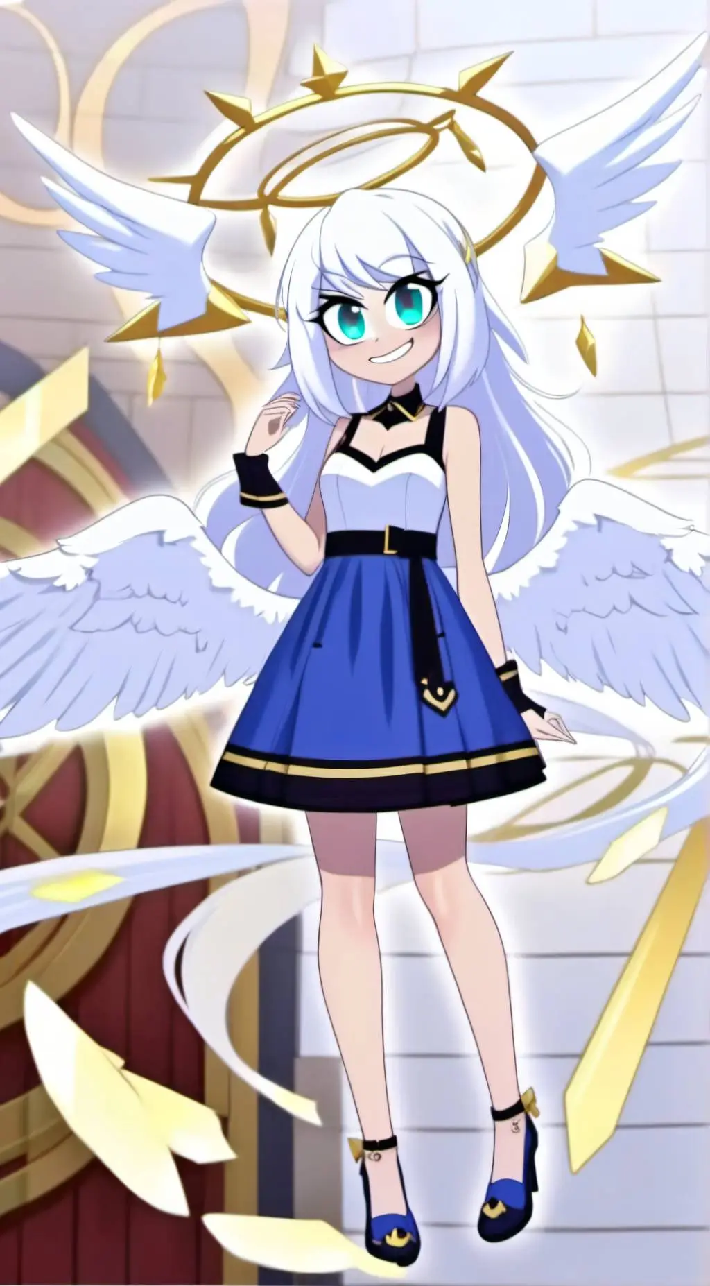 ai character: Emily💙😇 background