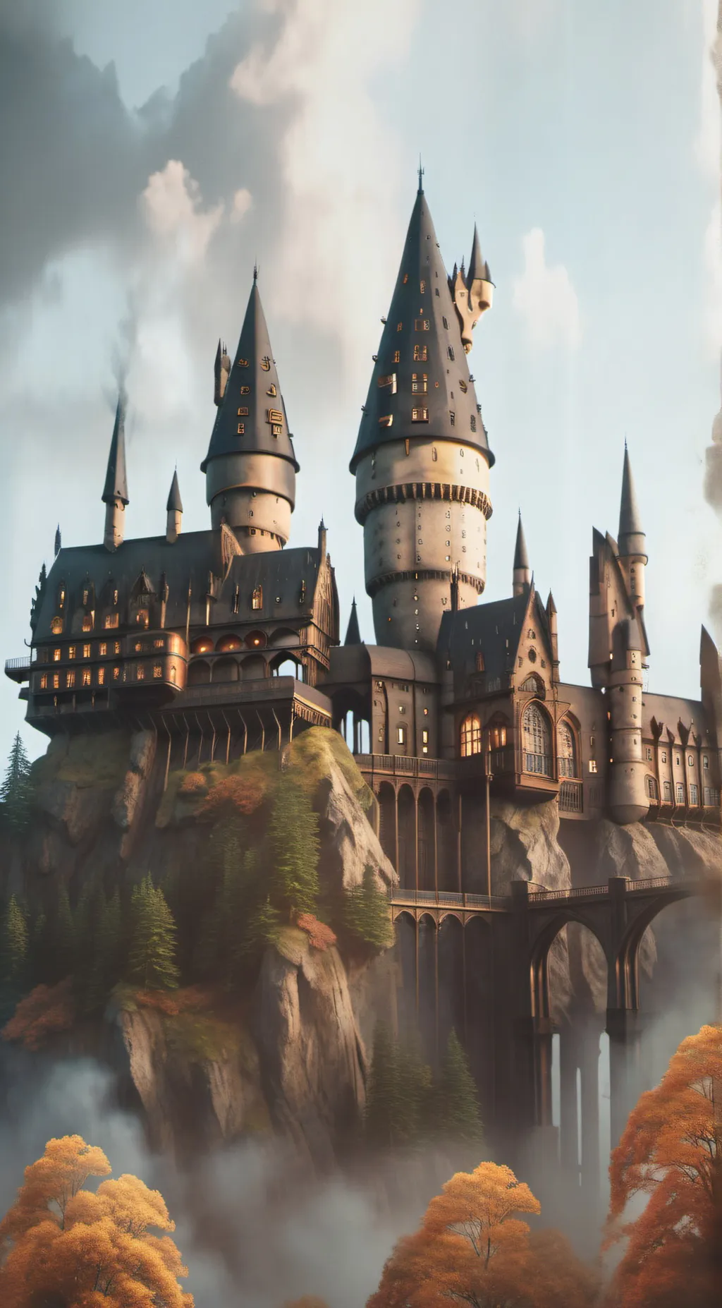 ai character: hogwarts drama background