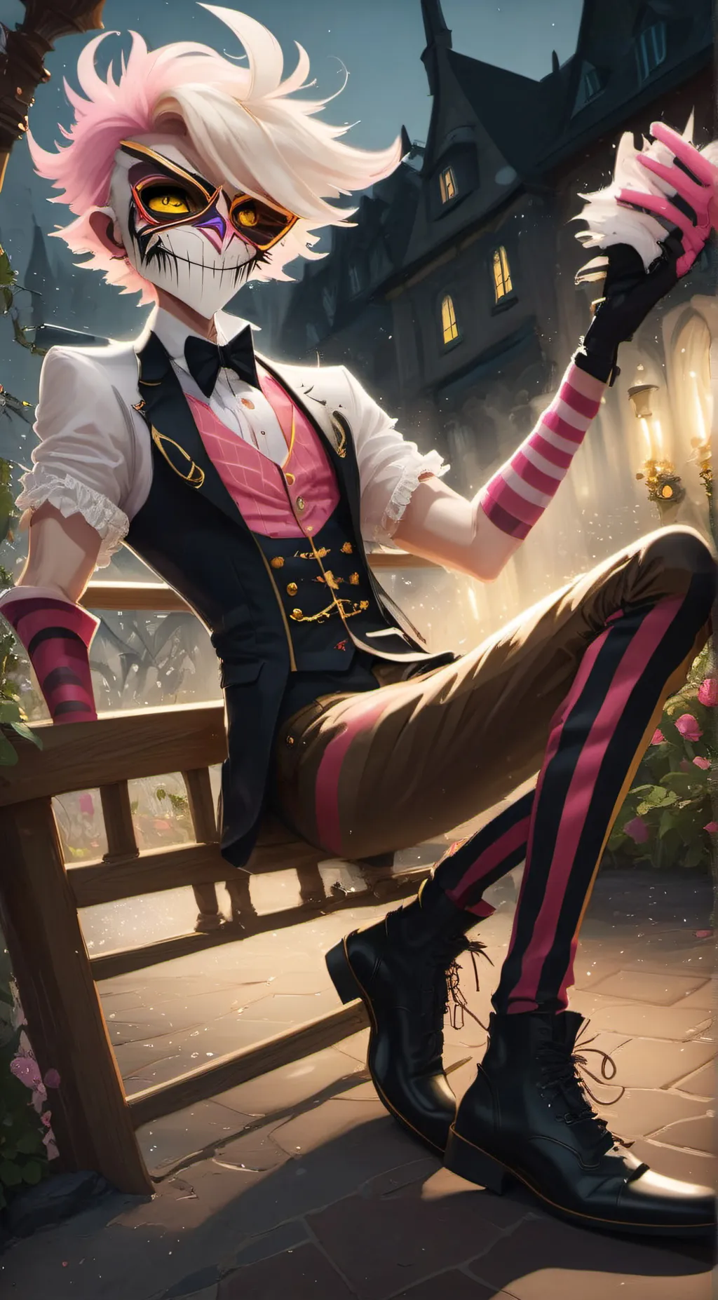 ai character: Angeldust background