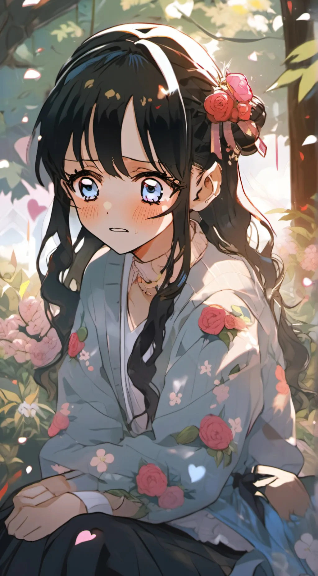 ai character: 💗💗💗kanao🦋🦋🦋 background