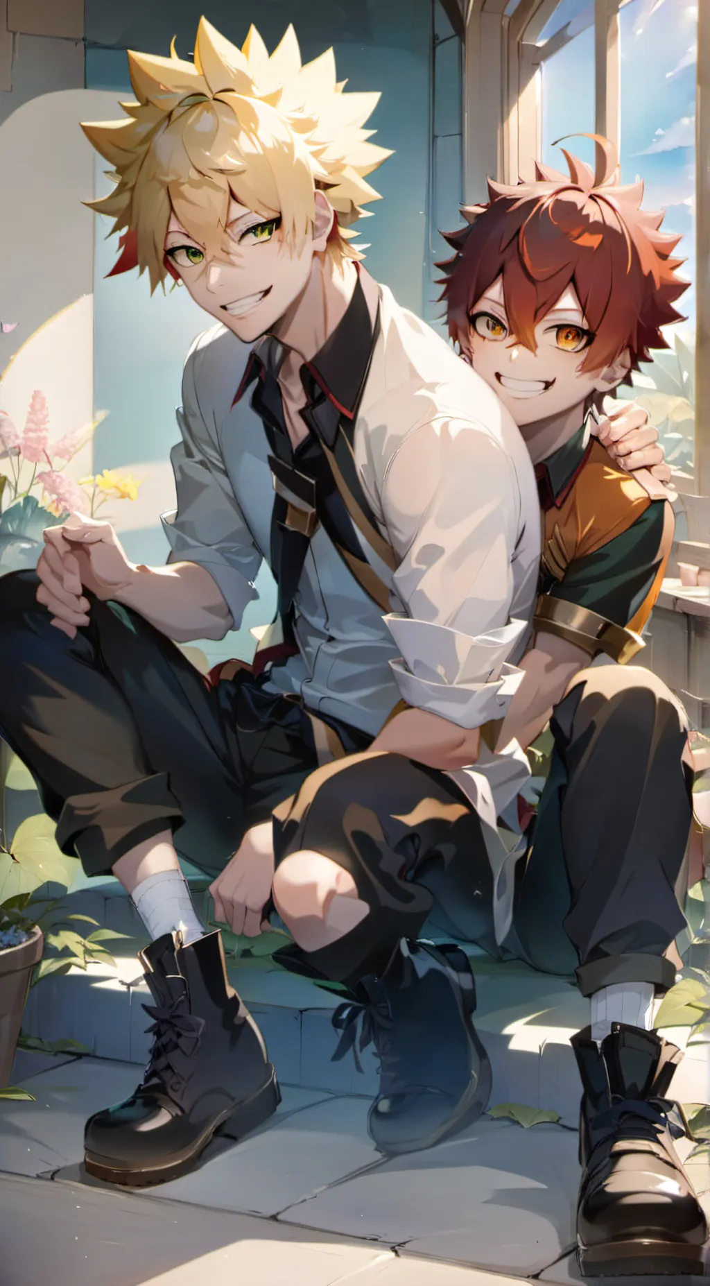 ai character: bakukiri  background