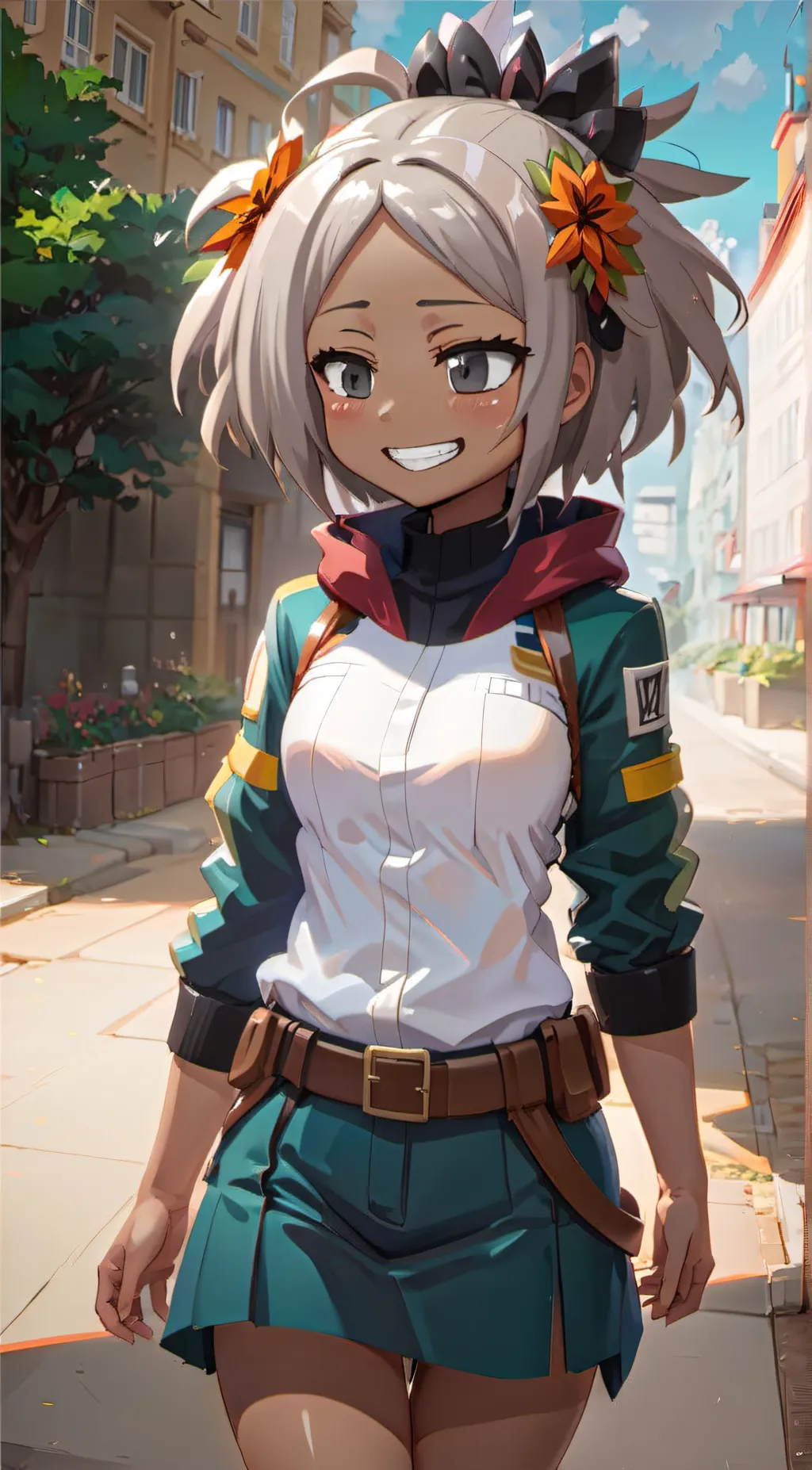 ai character: Ayumi Anazaki background