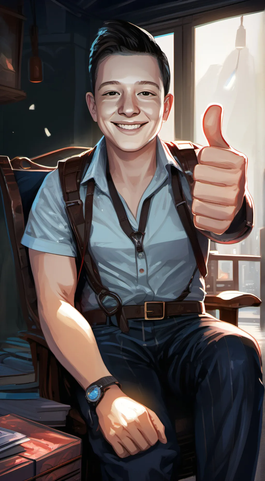 ai character: Ben background