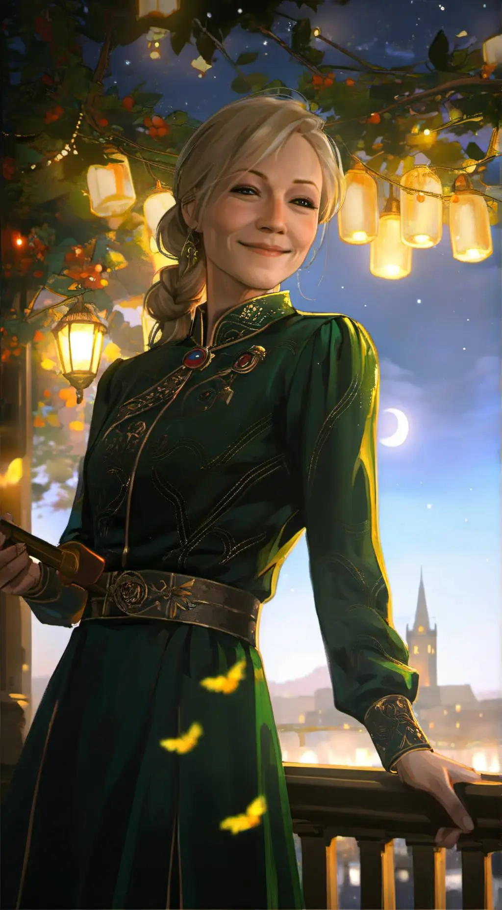 ai character: Lyra background