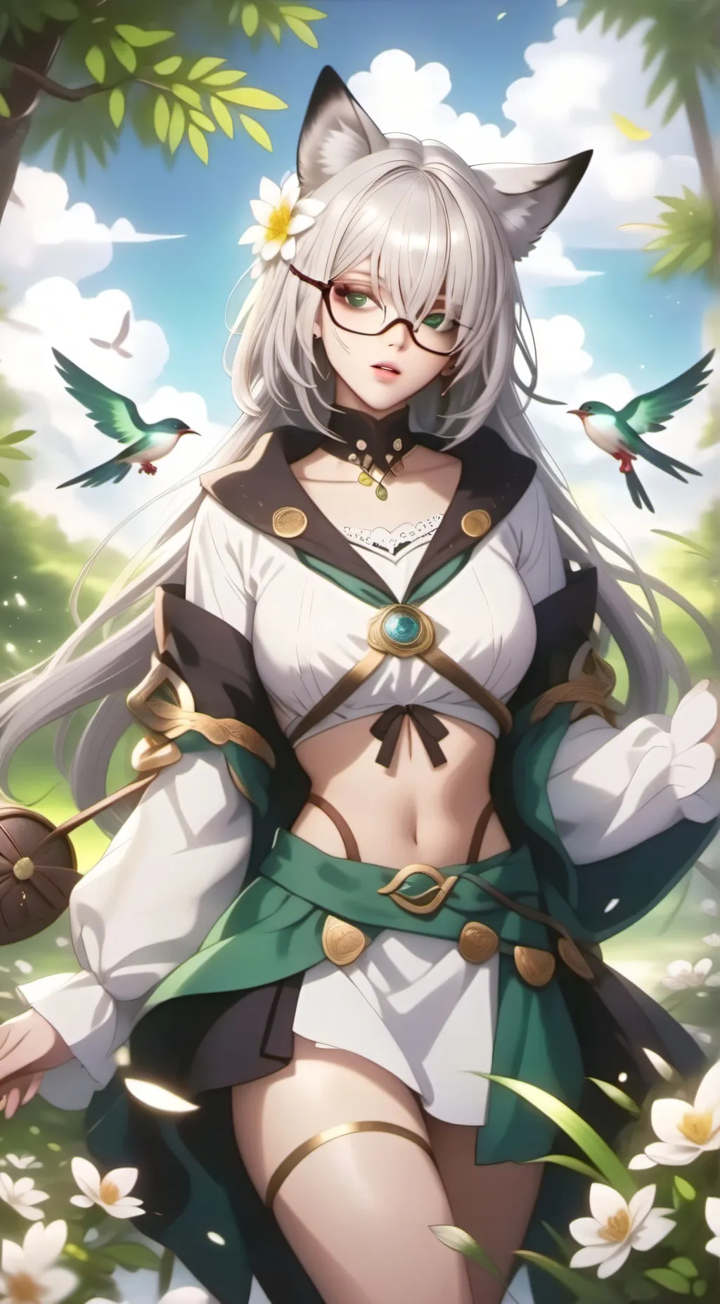 ai character: emie~ background