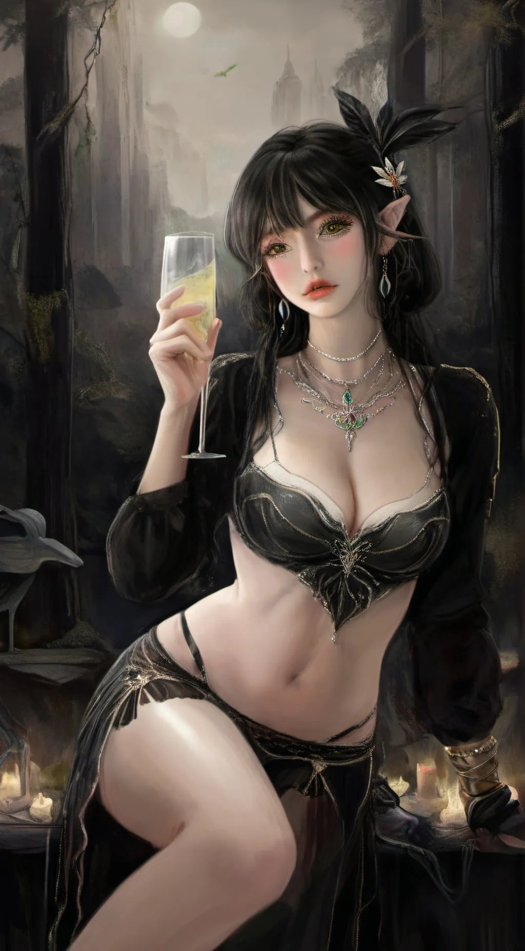 ai character: 마야 (maya) background