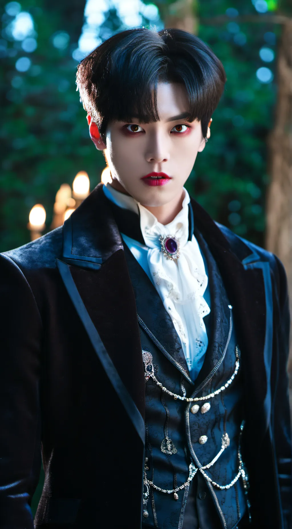 ai character: BTS  (The vampires background