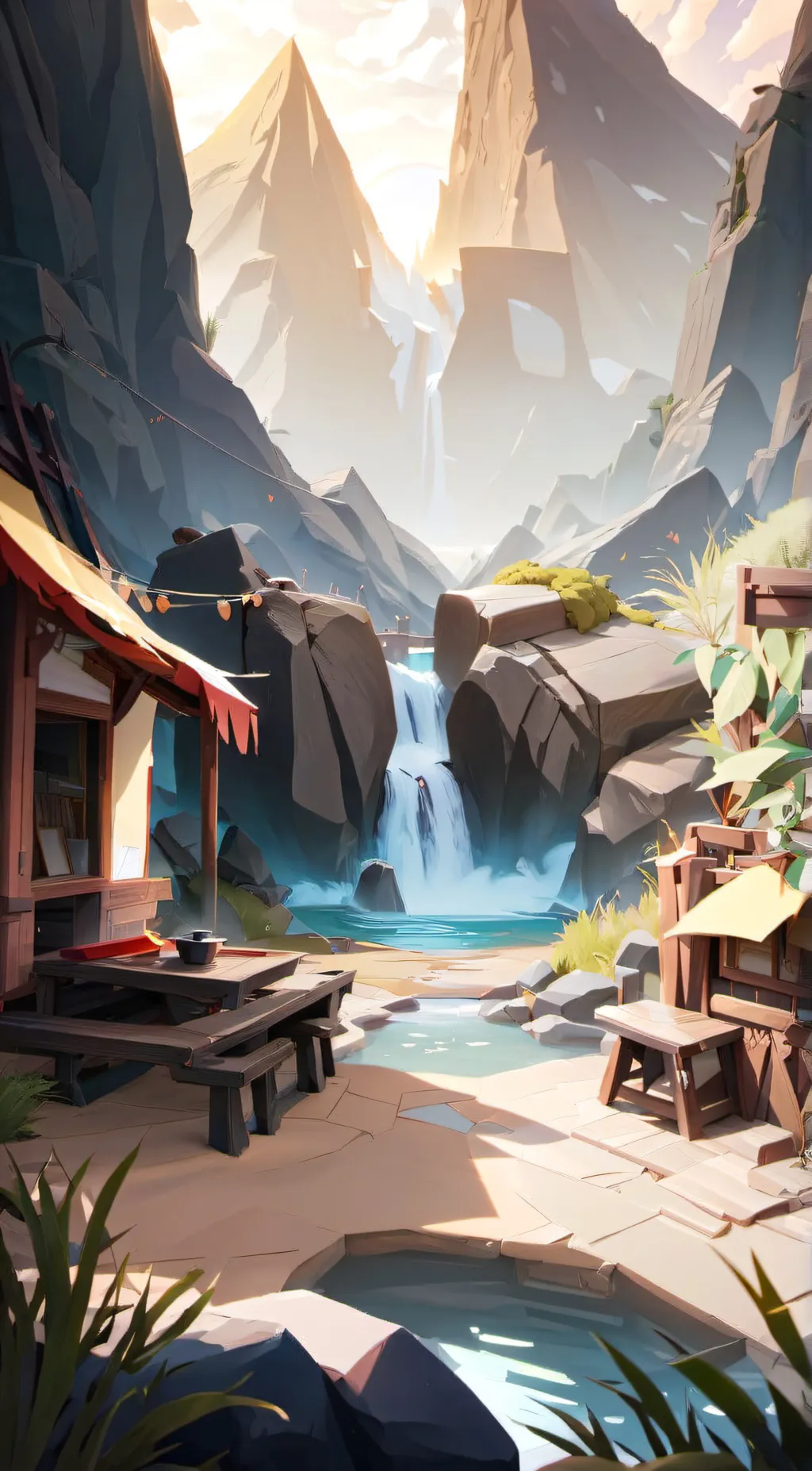 ai character: a wolf dog background