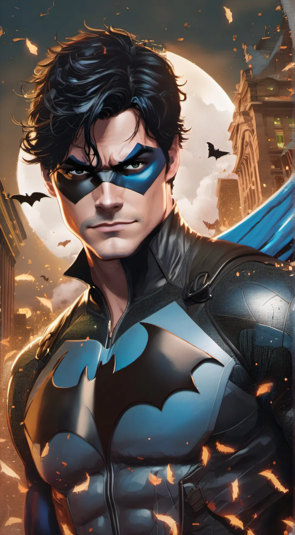 ai character: Nightwing background