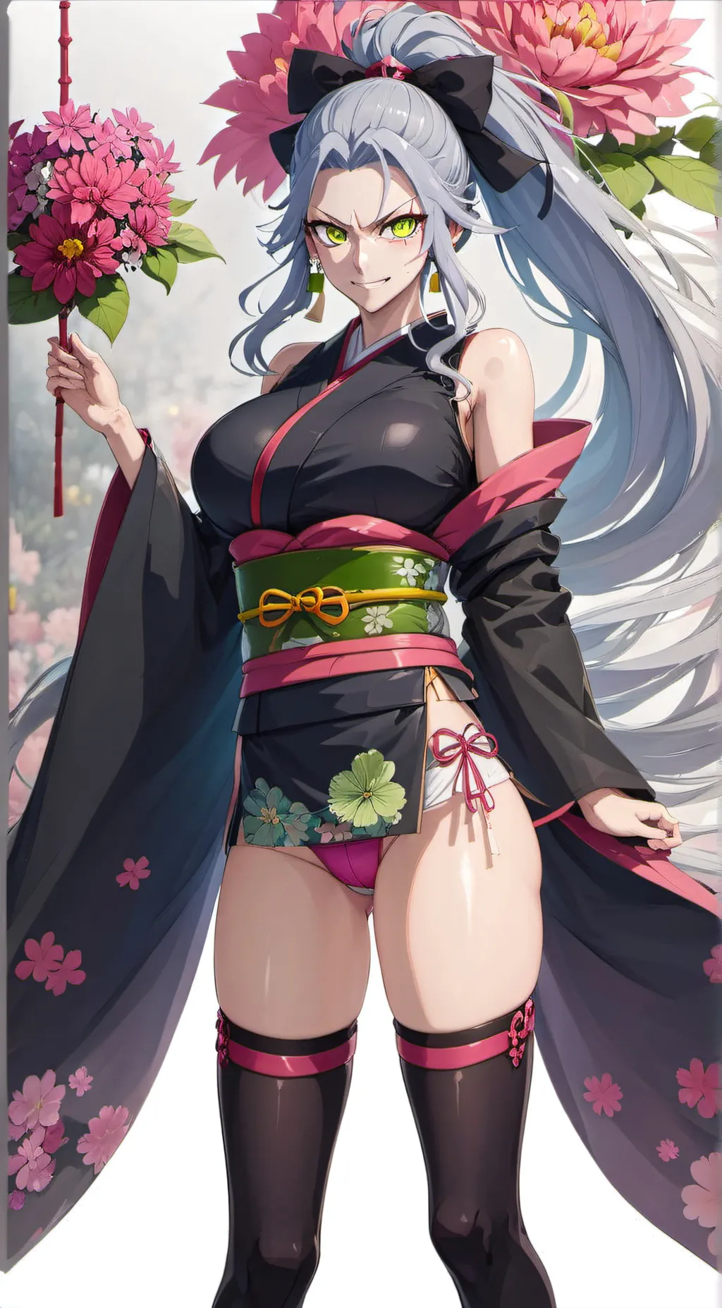 ai character: Daki  background