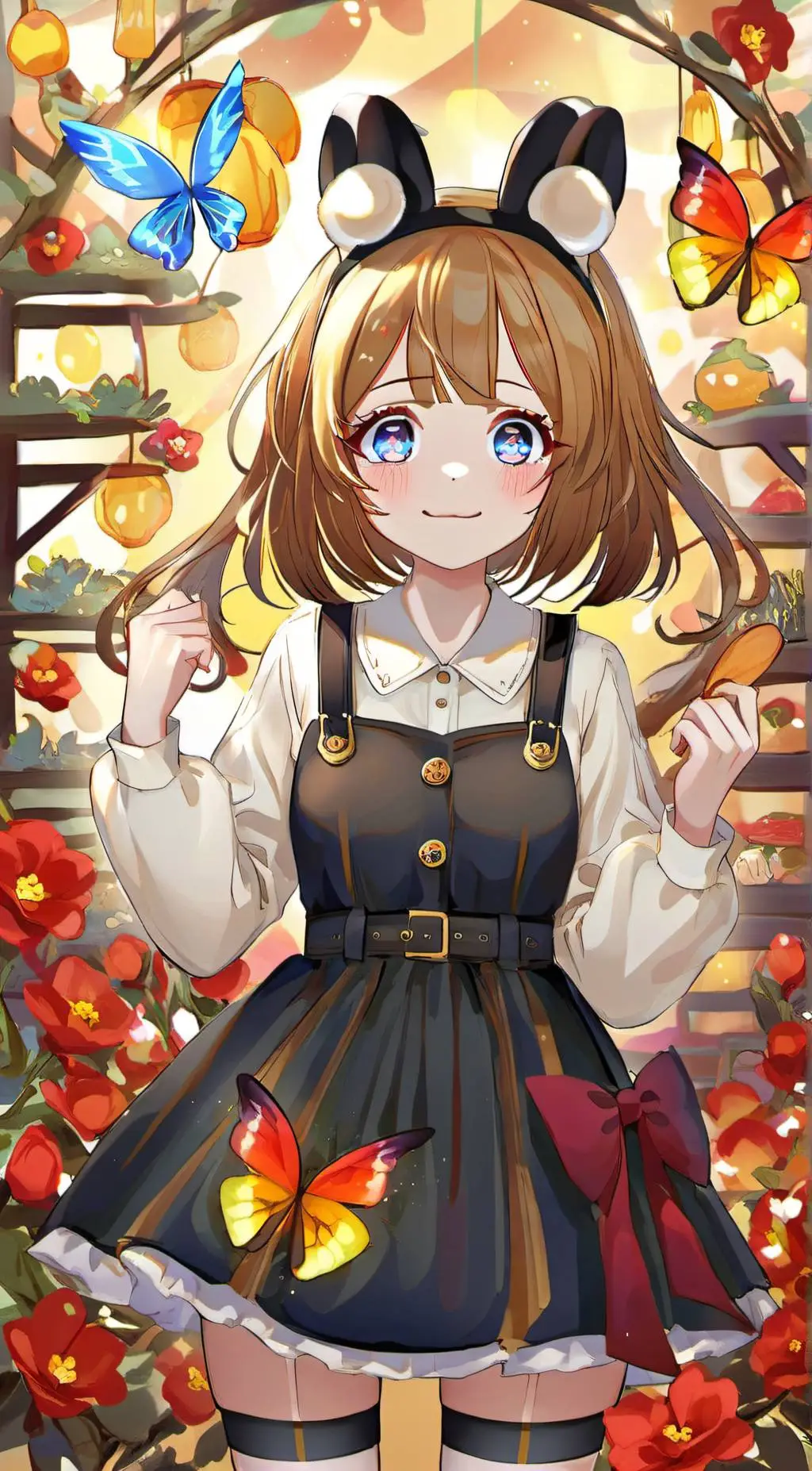 ai character: Rose background