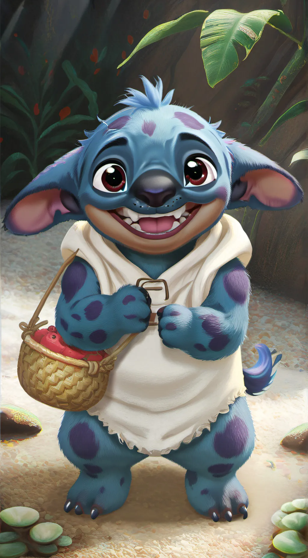 ai character: stitch (626) background