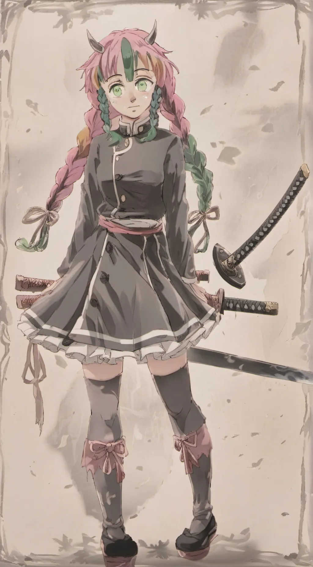 ai character: mitsuri kanaroji background