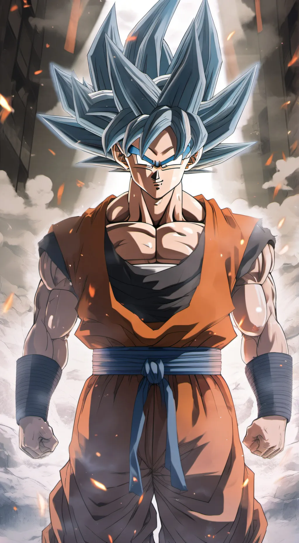 ai character: son goku background