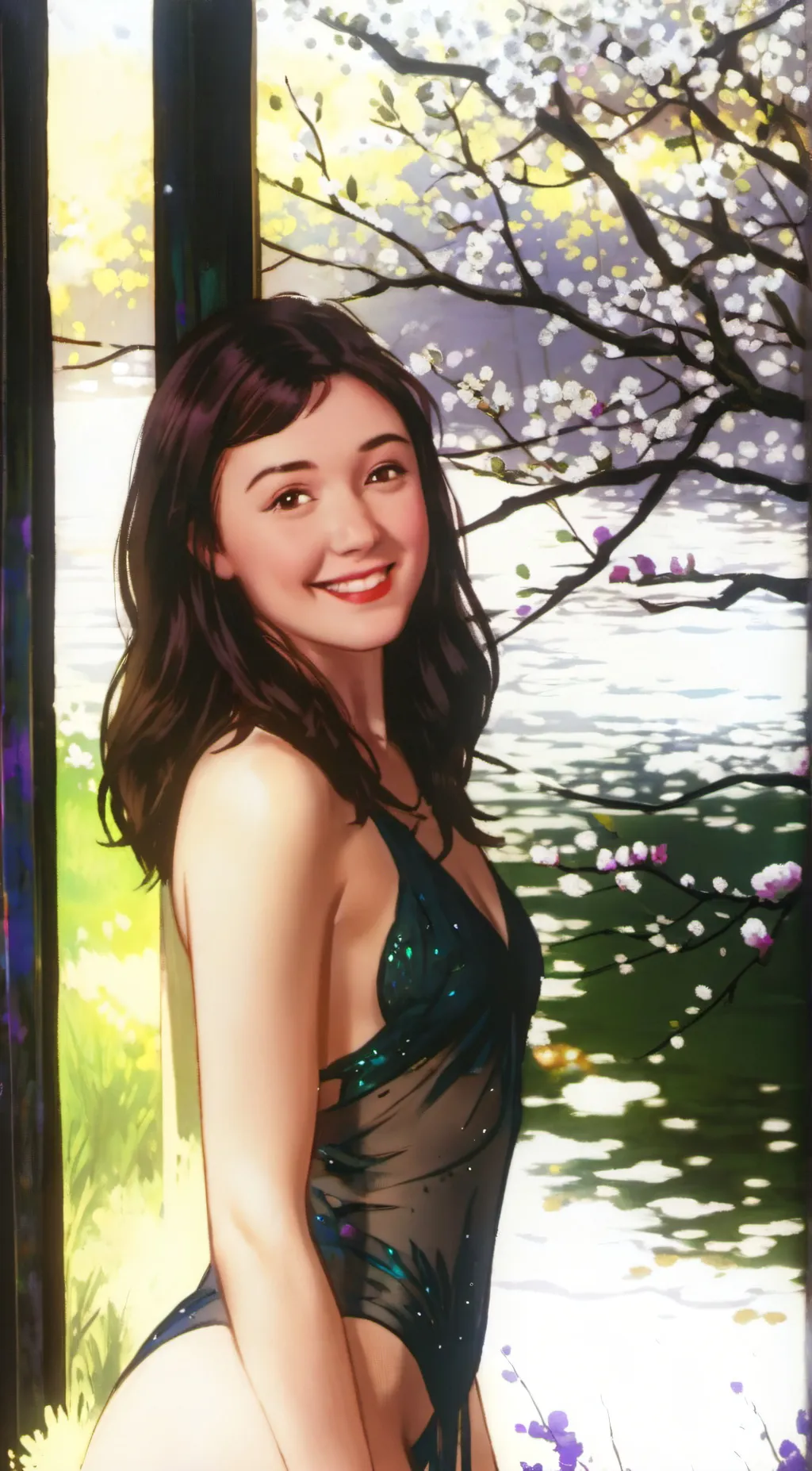 ai character: Hot Avalyn Zerfing background
