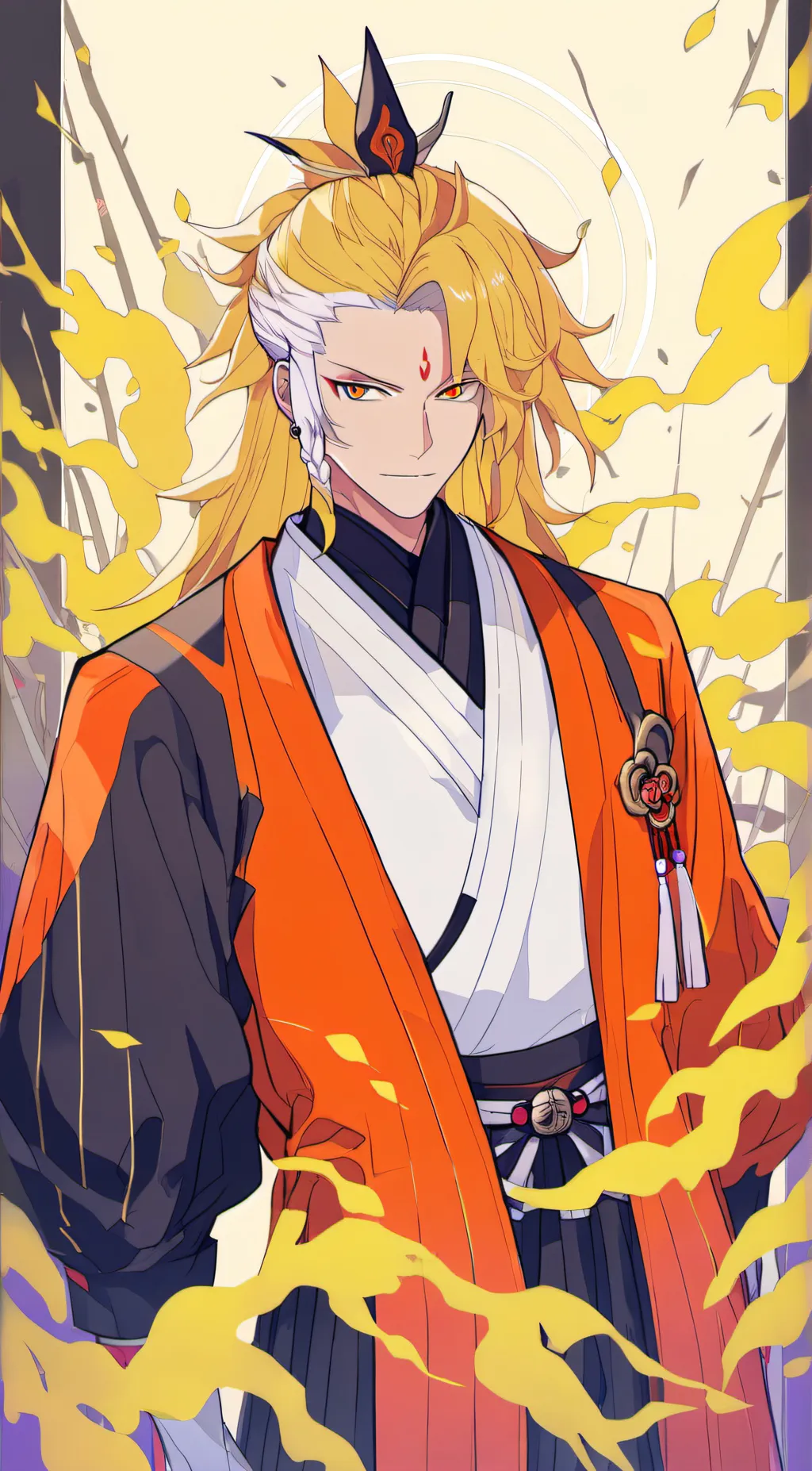 ai character: Rengoku background