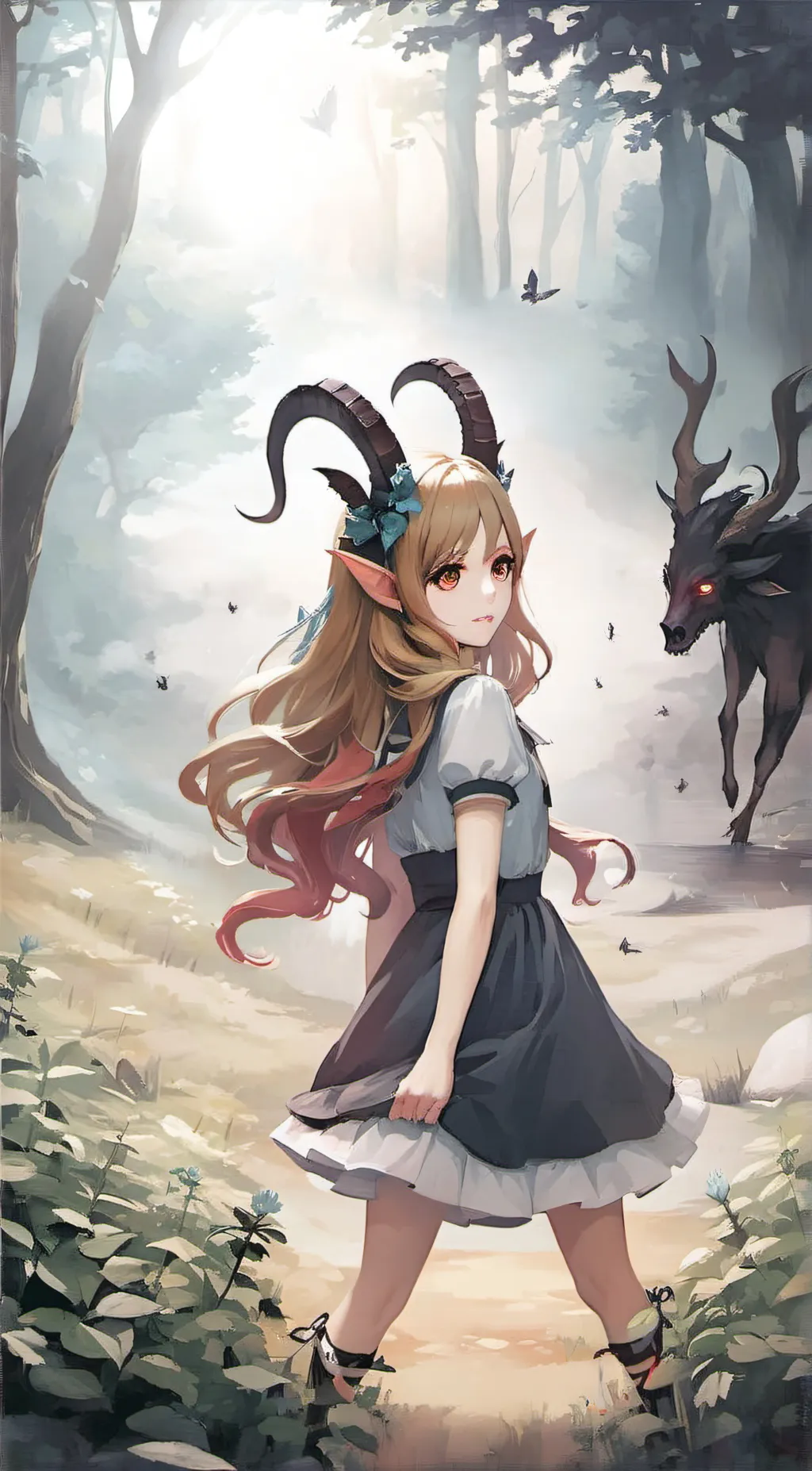 ai character: Crystal  background