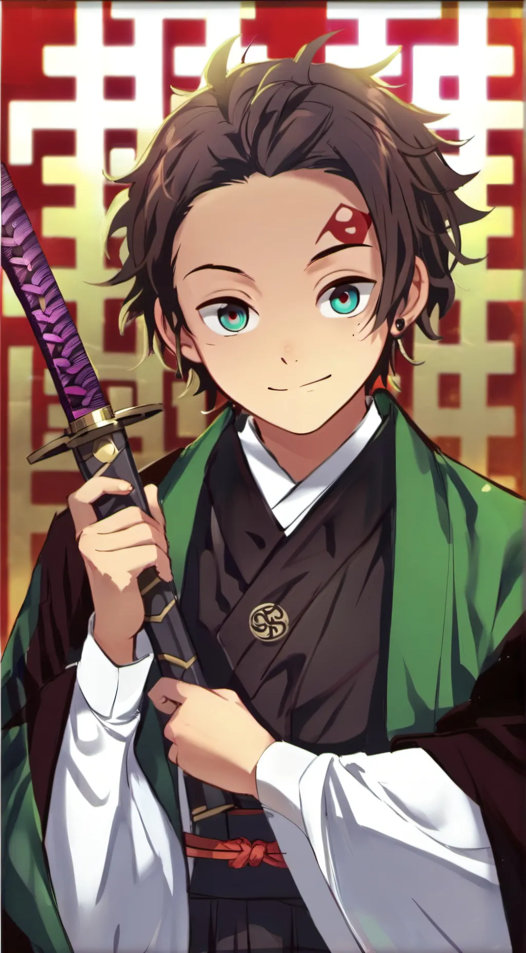 ai character: Tanjiro background