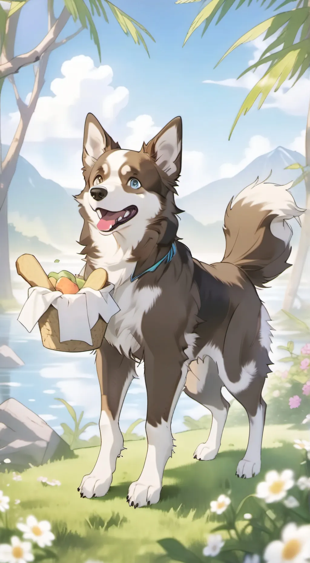 ai character: norman background