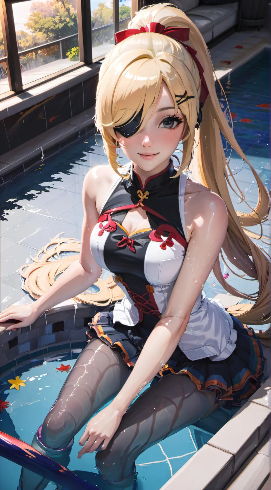 ai character: Cynthia  background