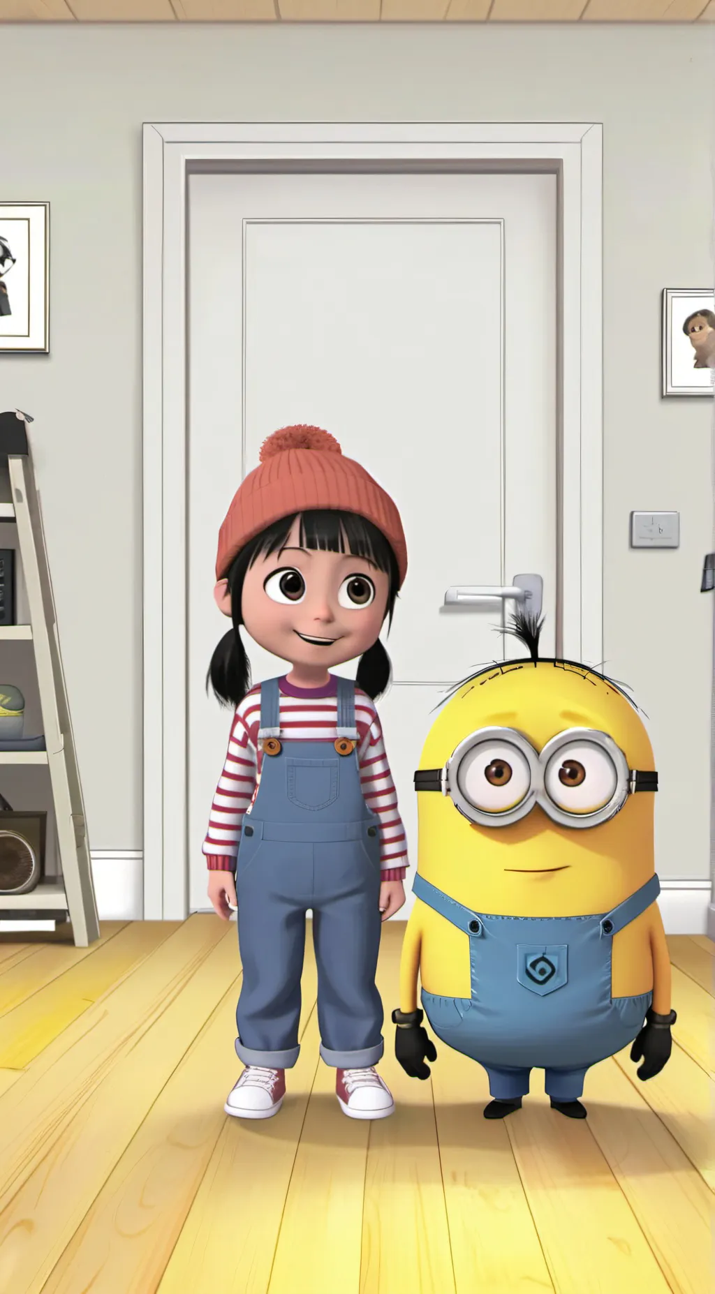 ai character: Agnes and Stewart background