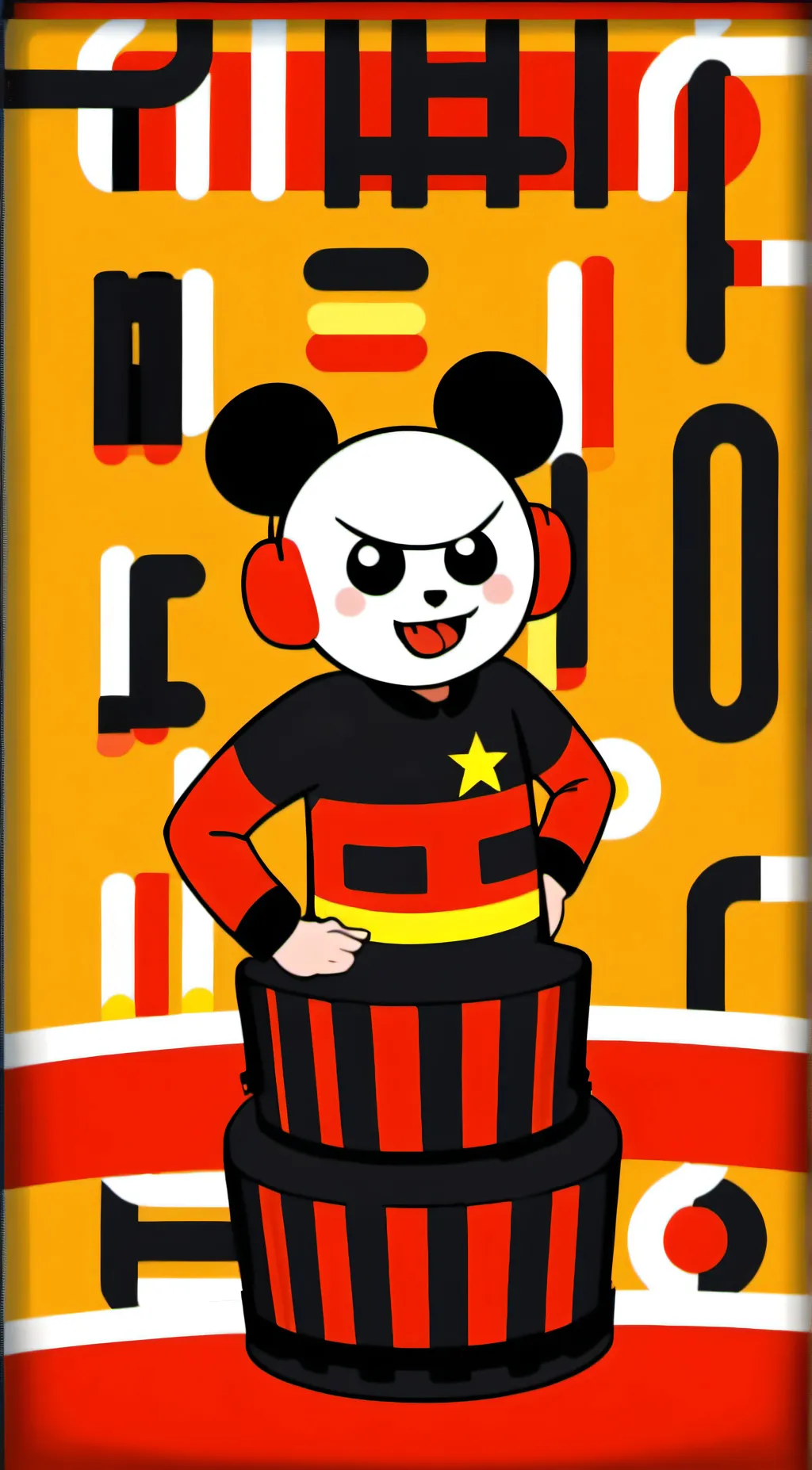 ai character: Combo Panda background