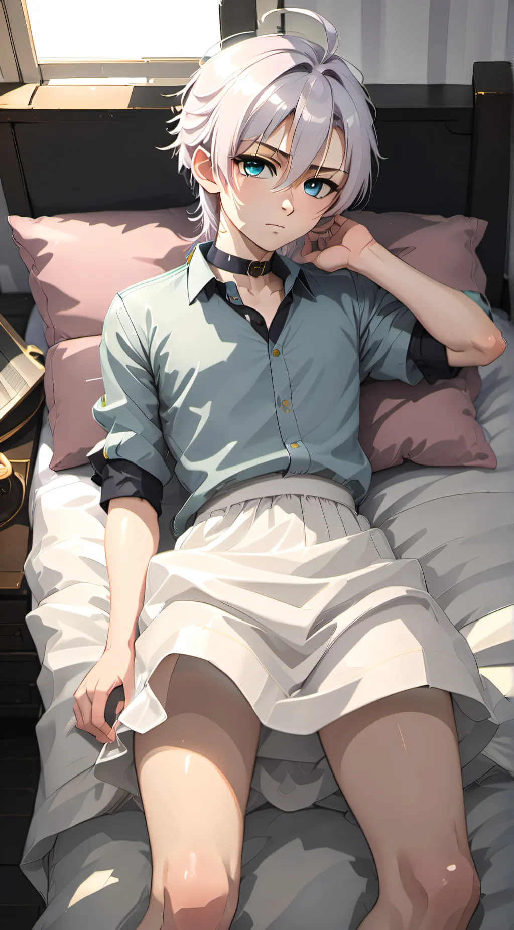 ai character: Femboy  background