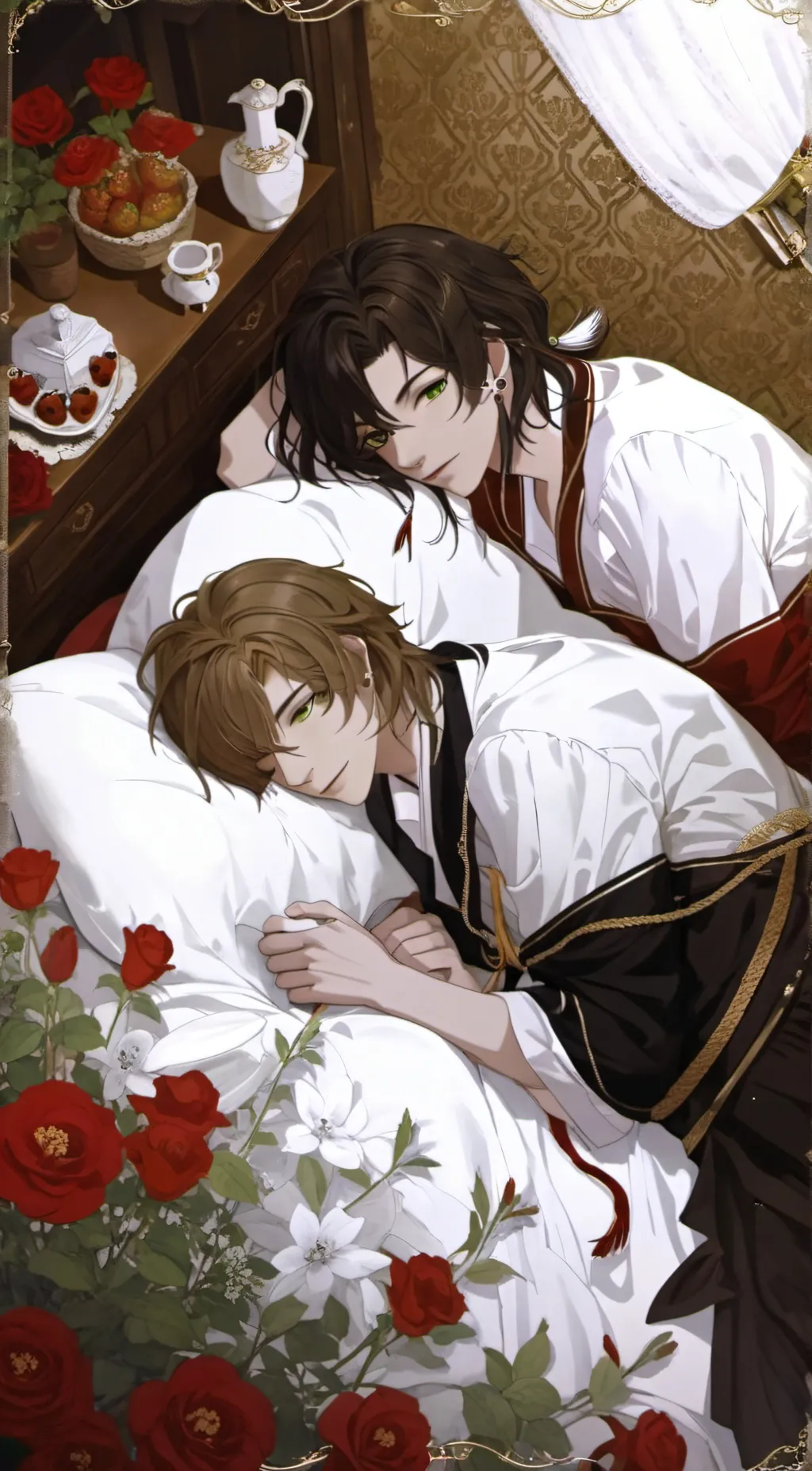 ai character: Alex and Axel background