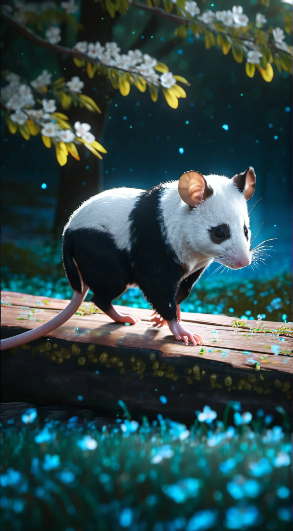 ai character: Panda the Mouse background