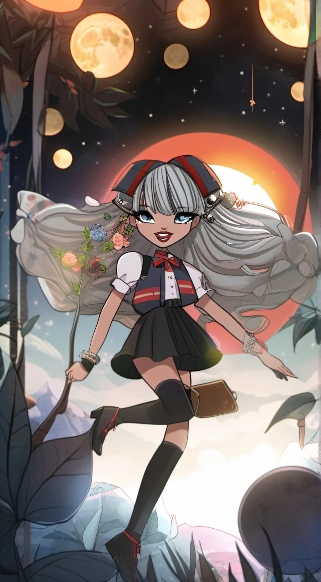 ai character: luna  background